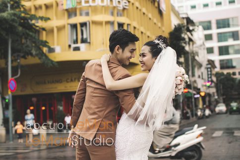 album cưới ngoại cảnh Sài Gòn